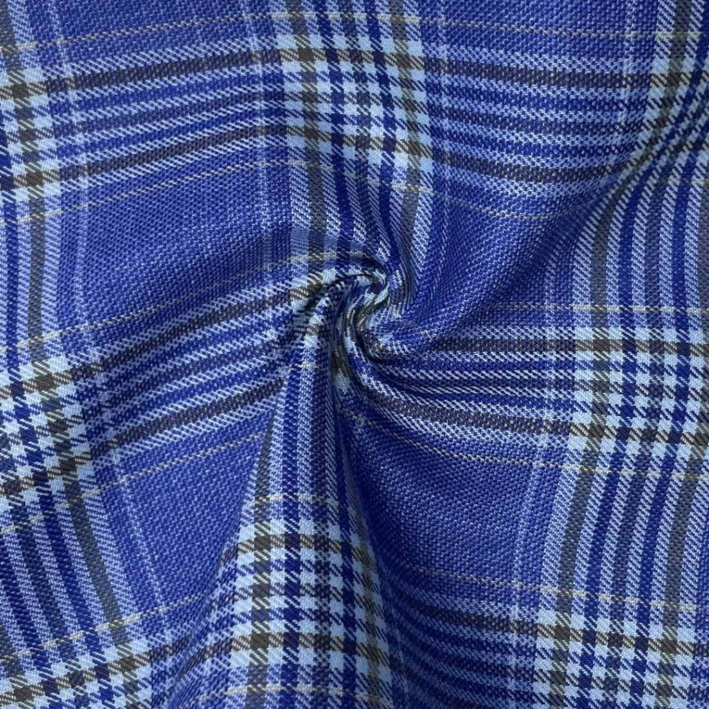 305g/m (6.0oz) 89% Polyester 9% Viscose 2% Spandex Suit Textured Cool Hand Feel Fabric Blazer 31519