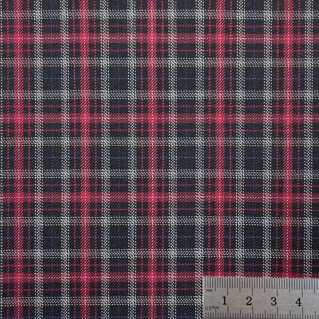 335g/m (6.6oz) 82% Polyester 16% Viscose 2% Spandex Suit Soft Crisp Hand Feel Fabric Blazer 31522