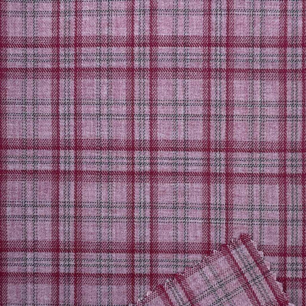 395g/m (7.8oz) 78% Polyester 20% Viscose 2% Spandex Suit Textured Crisp Hand Feel Fabric Blazer 31527