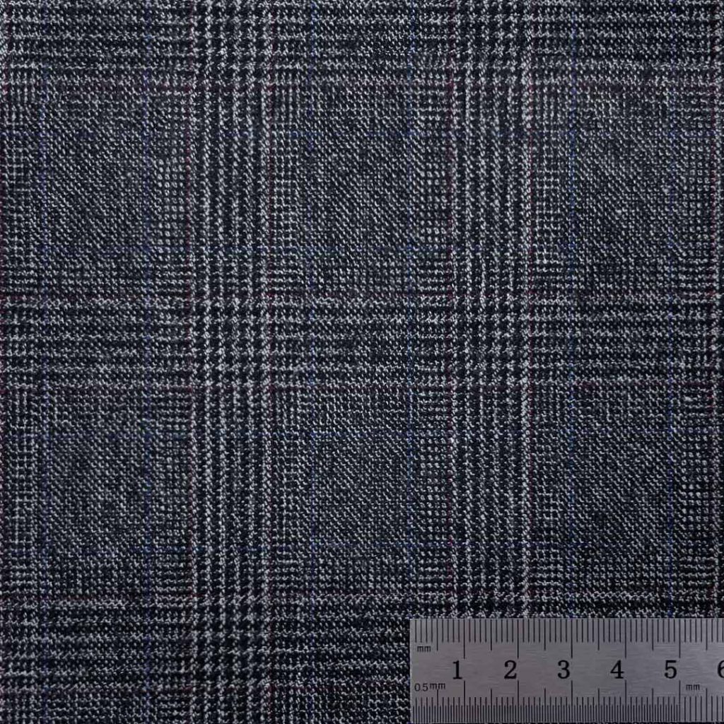 330g/m (6.5oz) 77% Polyester 19% Viscose 4% Spandex Suit Crisp Hand Feel Textured Fabric Blazer 31541