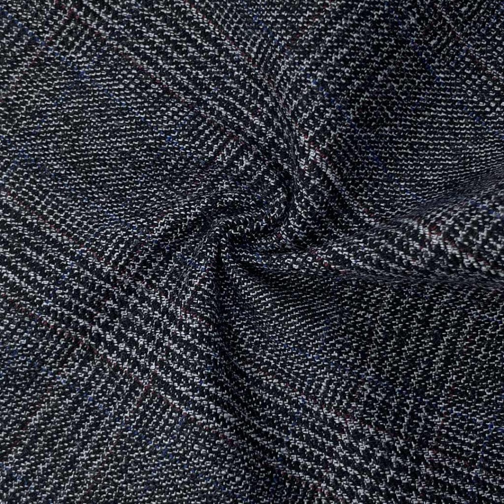 330g/m (6.5oz) 77% Polyester 19% Viscose 4% Spandex Suit Crisp Hand Feel Textured Fabric Blazer 31541