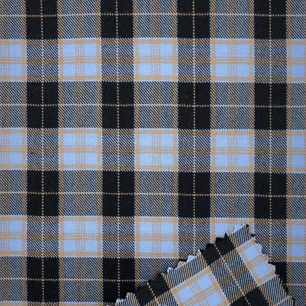 370g/m (7.3oz) 75% Polyester 23% Viscose 2% Spandex Suit Soft Hand Feel Fine Fabric Blazer 31553