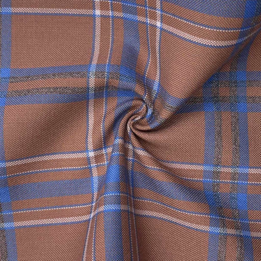 340g/m (6.7oz) 82% Polyester 18% Viscose Suit Smooth Hand Feel Textured Fabric Blazer 31565