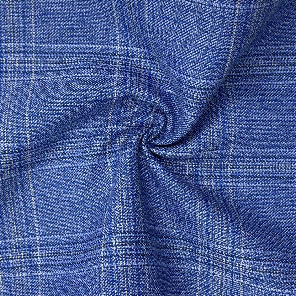 300g/m (5.9oz) 89% Polyester 9% Viscose 2% Spandex Suit Smooth Hand Feel Cool Fabric Blazer 31566