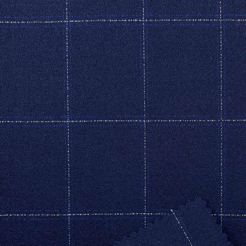 360g/m (7.1oz) 79% Polyester 19% Viscose 2% Spandex Suit Soft Hand Feel Textured Fabric Blazer 31570