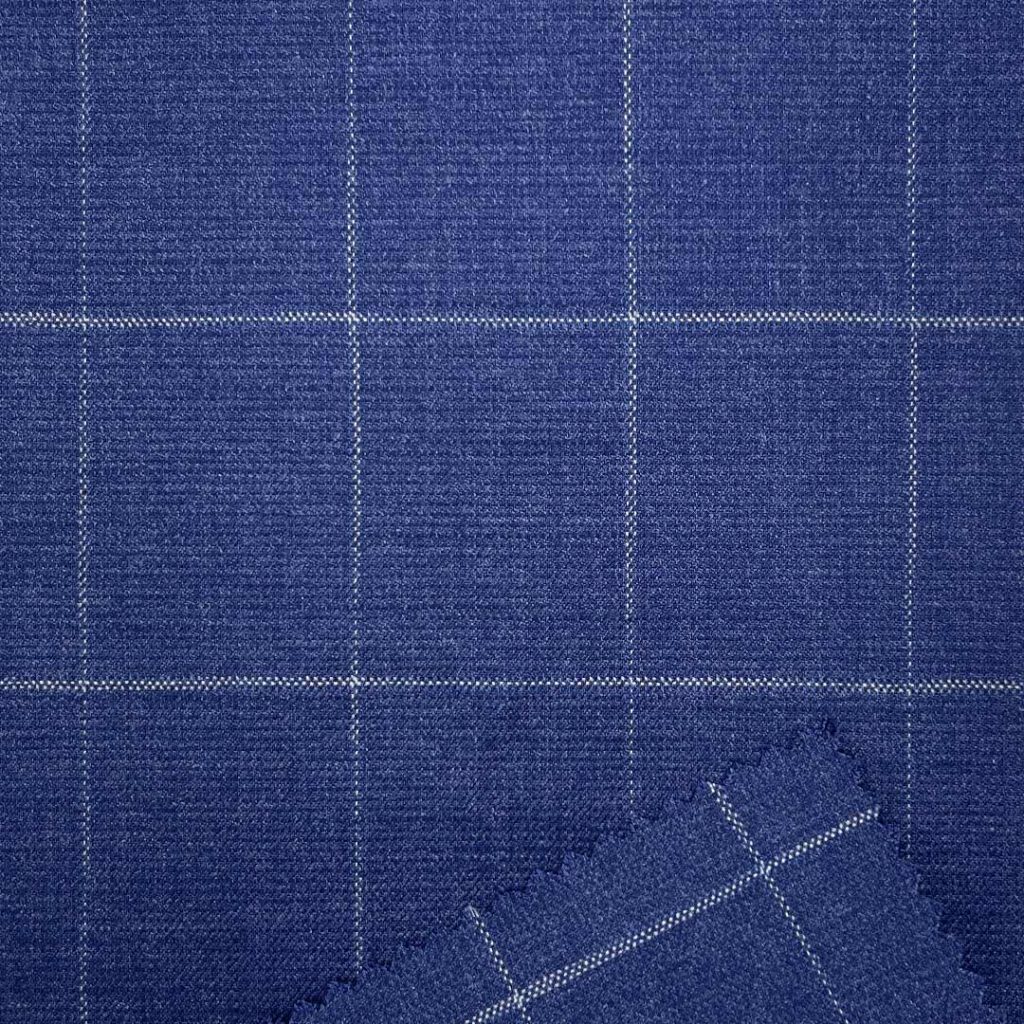 340g/m (6.7oz) 58% Polyester 40% Viscose 2% Spandex Suit Fuzzy Crisp Hand Feel Fabric Blazer 31581