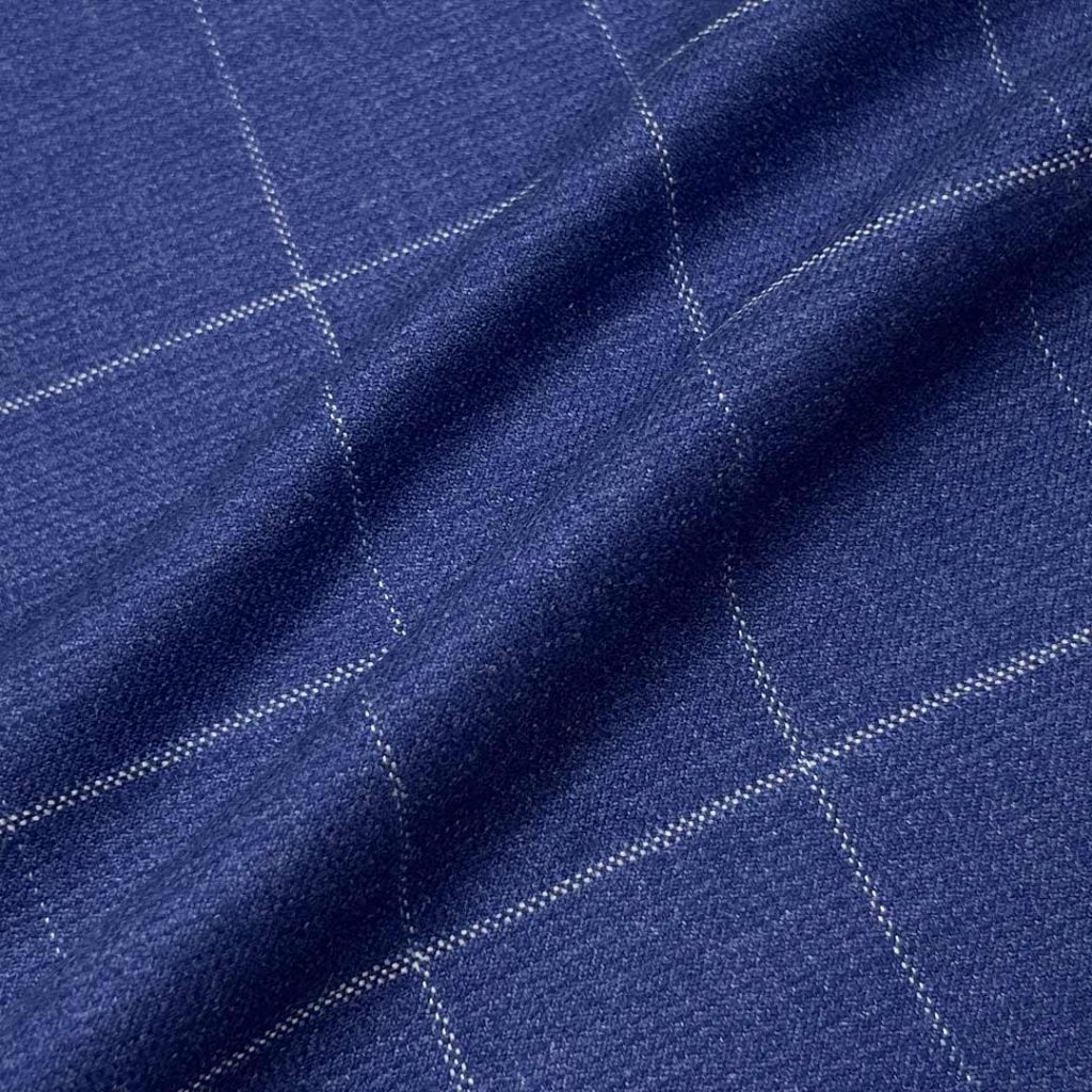 340g/m (6.7oz) 58% Polyester 40% Viscose 2% Spandex Suit Fuzzy Crisp Hand Feel Fabric Blazer 31581