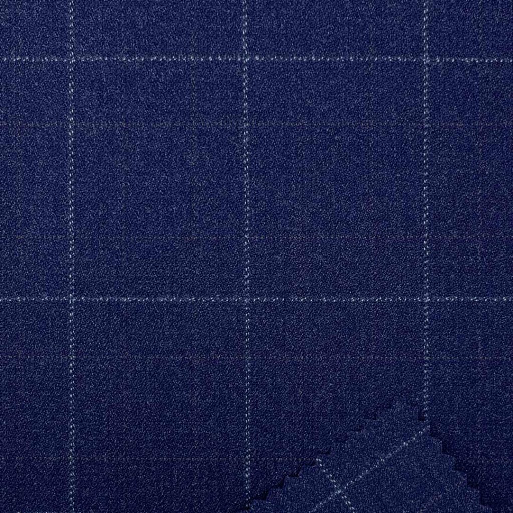 490g/m (9.7oz) 68% Polyester 30% Viscose 2% Spandex Suit Drapey Crisp Hand Feel Fabric Blazer 31599