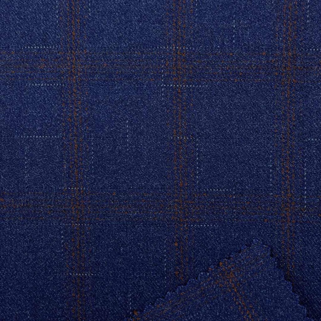 500g/m (9.9oz) 71% Polyester 27% Viscose 2% Spandex Suit Textured Crisp Hand Feel Fabric Blazer 31600