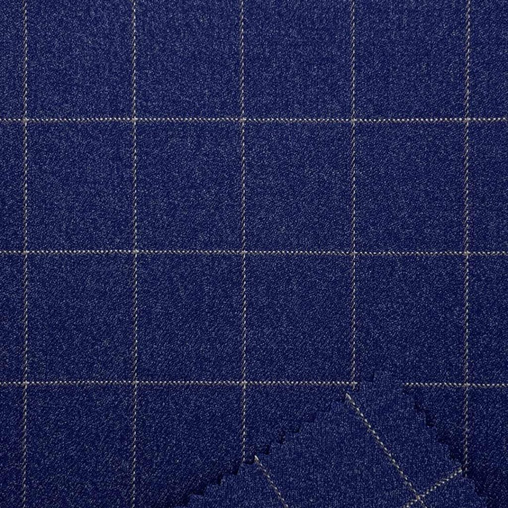 480g/m (9.5oz) 70% Polyester 28% Viscose 2% Spandex Suit Drapey Crisp Hand Feel Fabric Blazer 31601