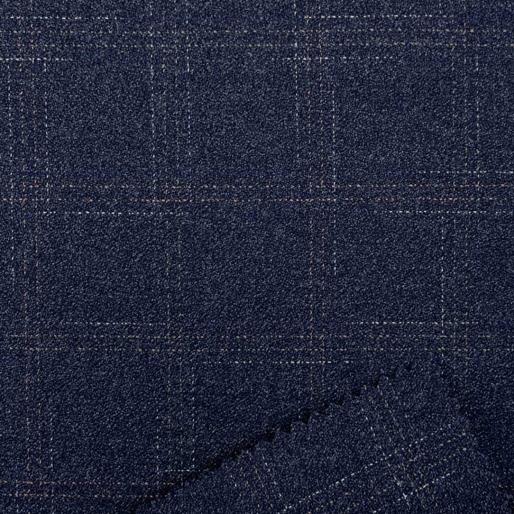 500g/m (9.9oz) 68% Polyester 30% Viscose 2% Spandex Suit Glossy Fuzzy Fabric Blazer 31608