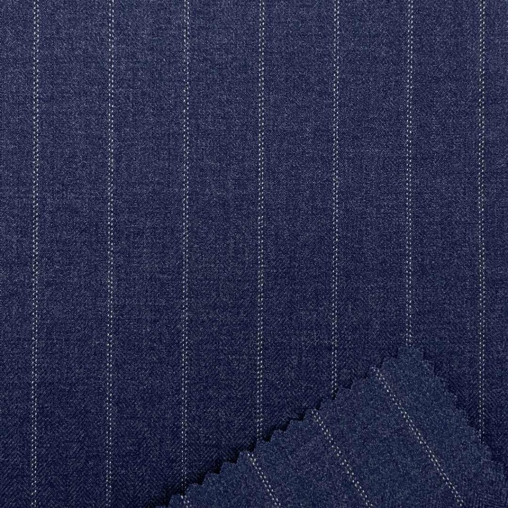 350g/m (6.9oz) 70% Polyester 28% Viscose 2% Spandex Suit Glossy Soft Hand Feel Fabric Blazer 31612