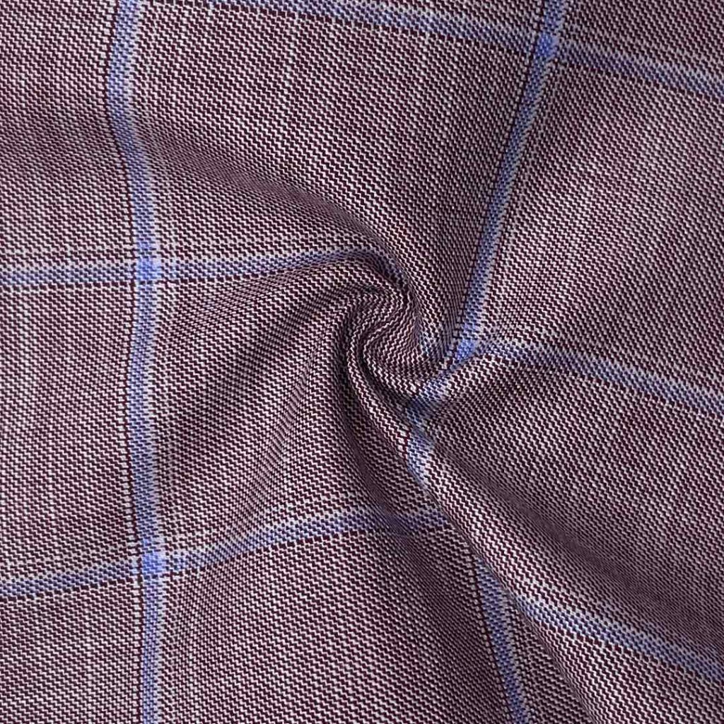 355g/m (7.0oz) 84% Polyester 14% Viscose 2% Spandex Suit Crisp Smooth Hand Feel Fabric Blazer 31616