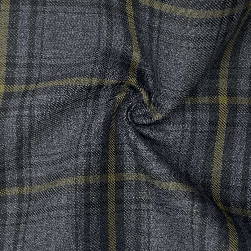 335g/m (6.6oz) 75% Polyester 22% Viscose 3% Spandex Suit Textured Crisp Hand Feel Fabric Blazer 31645