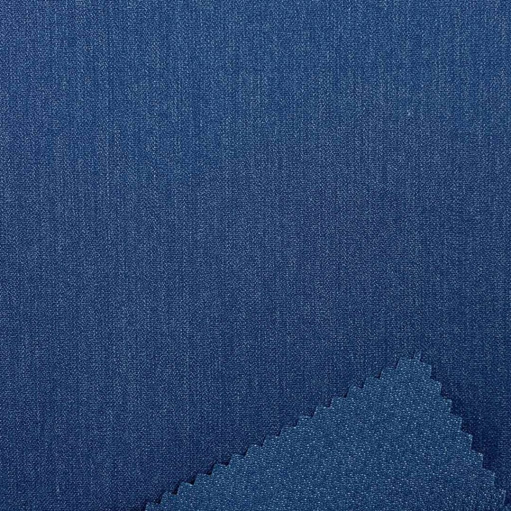 380g/m (7.5oz) 82% Polyester 18% Viscose Suit Glossy Crisp Hand Feel Fabric Blazer 31655