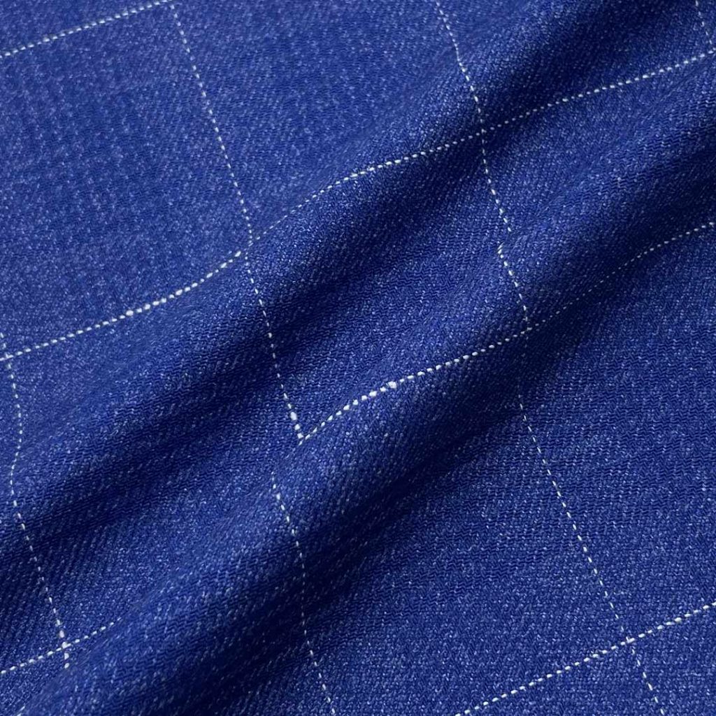 490g/m (9.6oz) 71% Polyester 27% Viscose 2% Spandex Suit Smooth Hand Feel Fine Fabric Blazer 31672