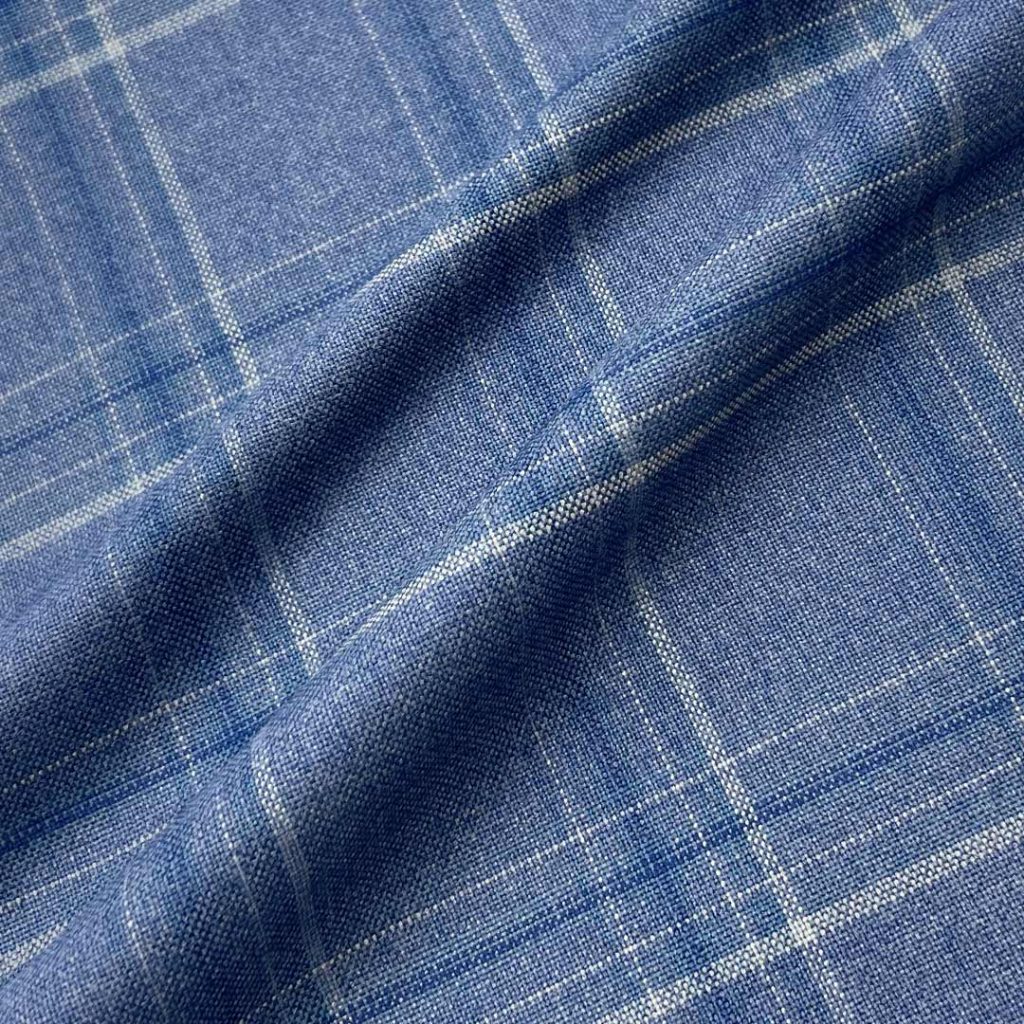 360g/m (7.1oz) 75% Polyester 24% Viscose 1% Spandex Suit Crisp Hand Feel Textured Fabric Blazer 32851