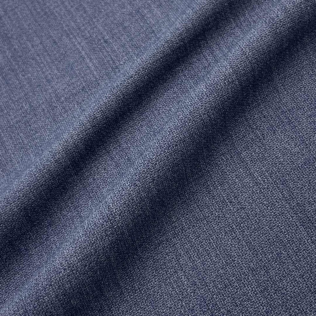 350g/m (6.9oz) 71% Polyester 22% Viscose 3% Spandex 2% Acrylic 2% Linen Suit Crisp Hand Feel Textured Fabric Blazer 32887