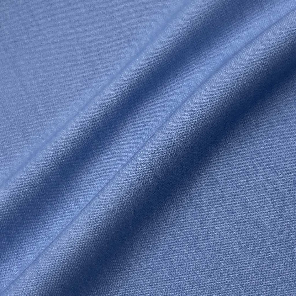 440g/m (8.7oz) 80% Polyester 17% Viscose 3% Spandex Suit Crisp Hand Feel Stretchy Fabric Blazer 32985