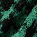 350gsm (12.3 oz) 20% Wool 80% Polyester Tweed Houndstooth Textured Shape Retention FabricCushion Blazer Coat