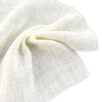 80gsm (2.8 oz) 22% Linen 78% Polyester Crepe Textured Translucent Fabric Dress Skirt 3880#