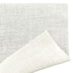 80gsm (2.8 oz) 22% Linen 78% Polyester Crepe Textured Translucent Fabric Dress Skirt 3880#