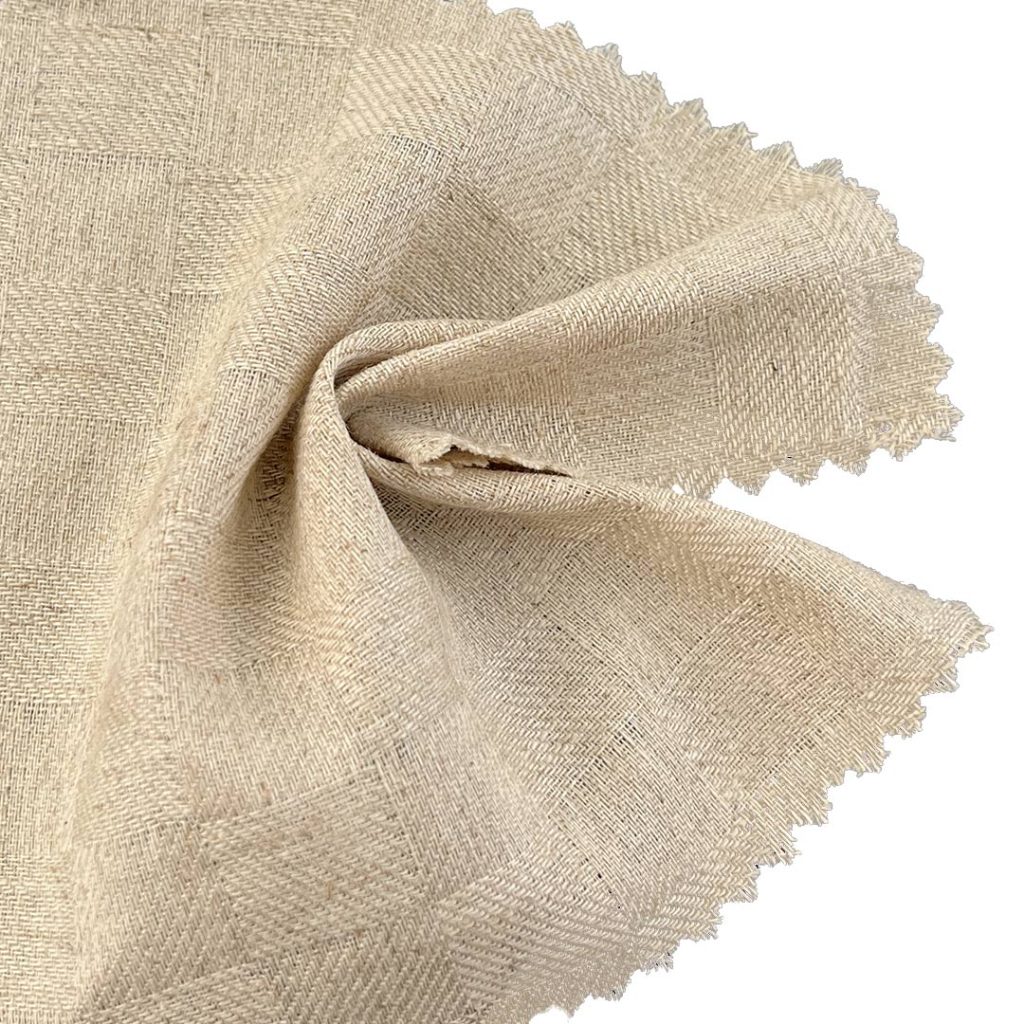 140gsm (4.9 oz) 60% Linen 40% Cotton Burlap Textured Fabric Table Runner Apron 39199