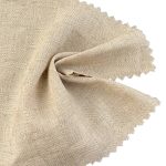 140gsm (4.9 oz) 60% Linen 40% Cotton Burlap Textured Fabric Table Runner Apron 39199