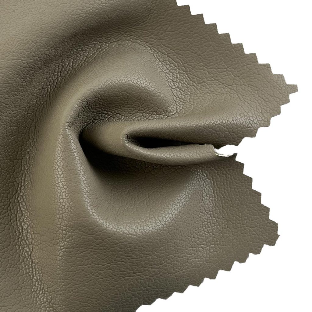 280gsm (9.9 oz) 45% Polyurethane 55% Polyester Pleather/Faux Leather Waterproof Smooth Hand Feel Fabric Jacket Leggings Bag