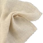 210gsm (7.4 oz) 45% Linen 55% Cotton Hessian Textured Fabric Vest Bag Suit Lining Table Runner Apron