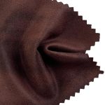 270gsm (9.5 oz) 5% Polyurethane 80% Polyester 15% Cotton Pleather/Faux Leather Waterproof Smooth Hand Feel Fabric Shorts Coat Bag