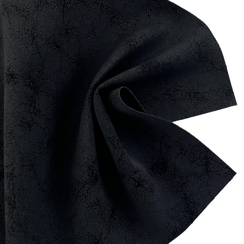 230gsm (8.1 oz) Face 100% Polyurethane Back 100% Viscose Synthetic Leather Smooth Tear-Resistant Fabric Skirt Bag Coat