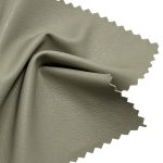 280gsm (9.9 oz) 45% Polyurethane Leather 55% Viscose Pleather Waterproof Ripstop Fabric Coat Skirt 489