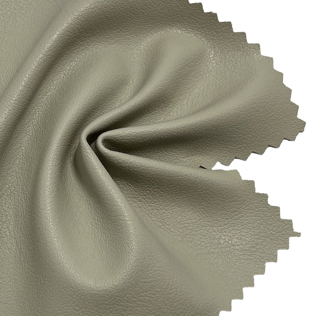 280gsm (9.9 oz) 45% Polyurethane Leather 55% Viscose Pleather Waterproof Ripstop Fabric Coat Skirt 489