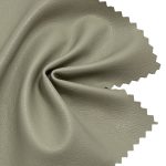 280gsm (9.9 oz) 45% Polyurethane Leather 55% Viscose Pleather Waterproof Ripstop Fabric Coat Skirt 489