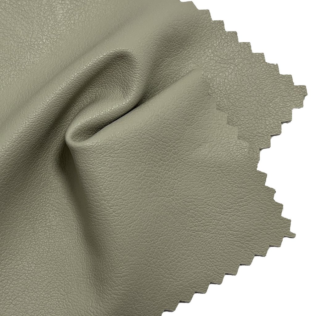 280gsm (9.9 oz) 45% Polyurethane Leather 55% Viscose Pleather Waterproof Ripstop Fabric Coat Skirt 489