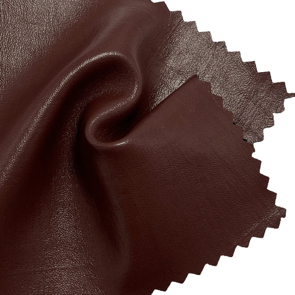 330gsm (11.6 oz) 50% Polyurethane Leather 50% Polyester Pleather Waterproof Ripstop Fabric Leggings Jacket HRB06