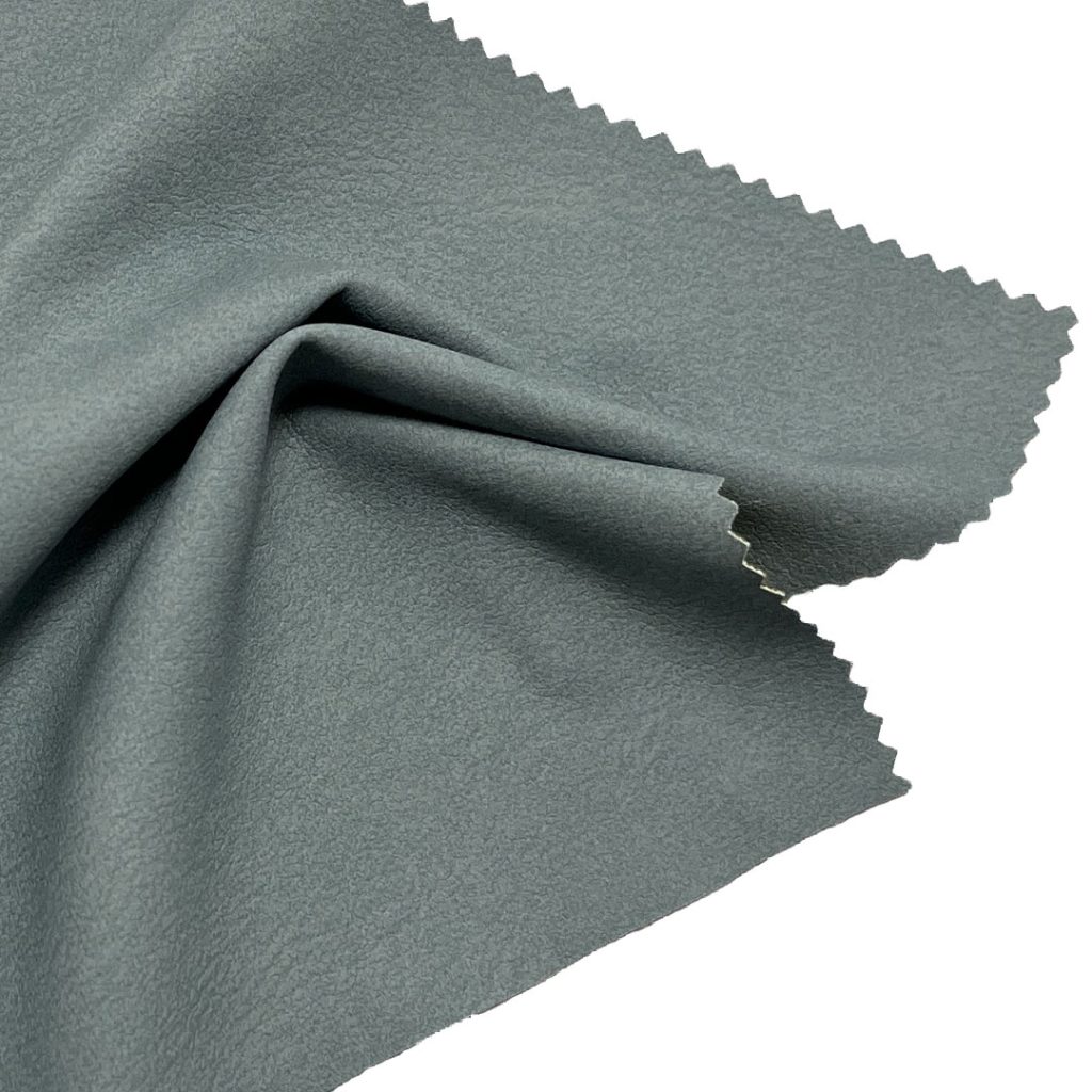 210gsm (7.4 oz) 50% Polyurethane Leather 50% Cotton Pleather Waterproof Ripstop Fabric Coat Jacket 6003