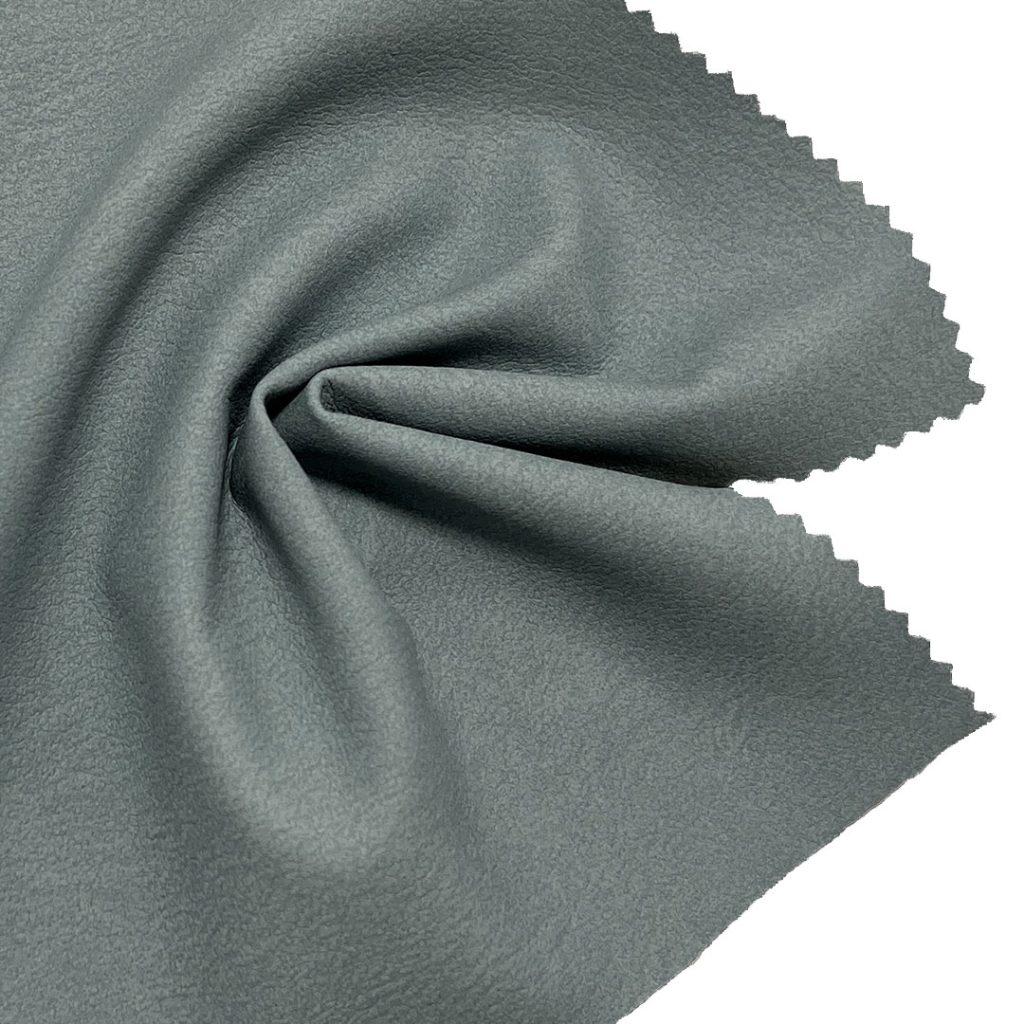 210gsm (7.4 oz) 50% Polyurethane Leather 50% Cotton Pleather Waterproof Ripstop Fabric Coat Jacket 6003