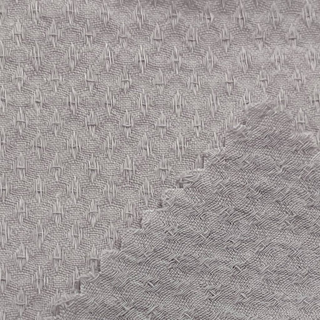 160gsm (5.6 oz) 100% Cotton Dobby Dotted Swiss Textured Fabric Cardigan Dress 7205