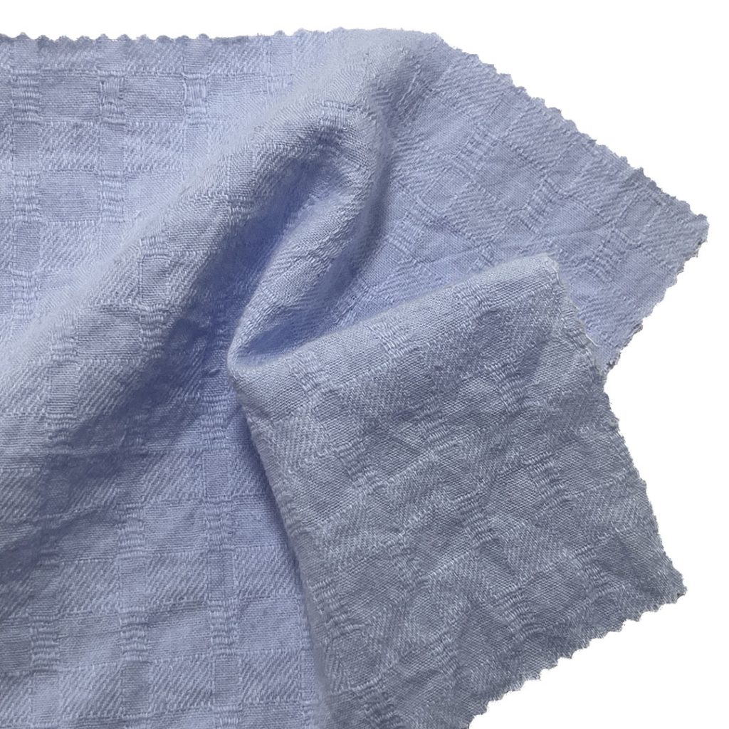 90gsm (3.2 oz) 100% Cotton Crêpe Textured TranslucentFabric Skirt Dress