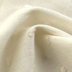 240gsm (8.5 oz) 100% Cotton Dobby Dotted Swiss Textured Fabric Dress Cardigan Skirt