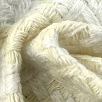 310gsm (10.9 oz) 25% Wool 75% Polyester Houndstooth Textured Shape Retention Fabric Dress Cushion 8009