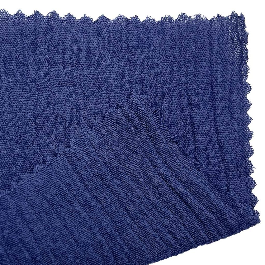 140gsm (4.9 oz) 100% Cotton Crepe Translucent Textured Fabric Skirt Dress 832