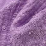 180gsm (6.3 oz) 100% Cotton Dobby Dotted Swiss Textured Fabric Tops Cardigan 8323