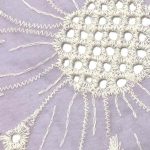 100% Cotton Eyelet Breathable Textured Fabric Tops Skirt 8769#