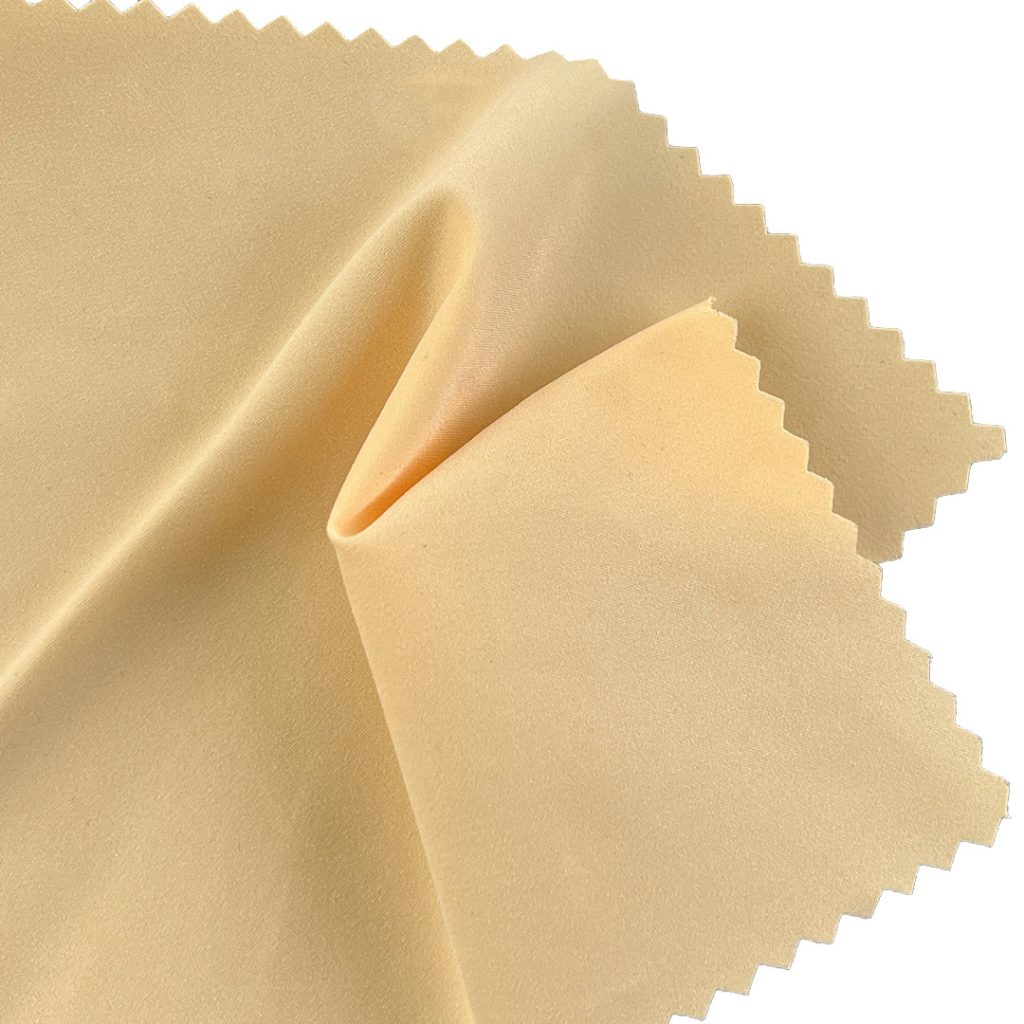 135gsm (4.8 oz) 53% Sorona 33% Polyester 14% Polyamide Woven Smooth Crisp Hand Feel Fabric Coat Trench Coat 9529