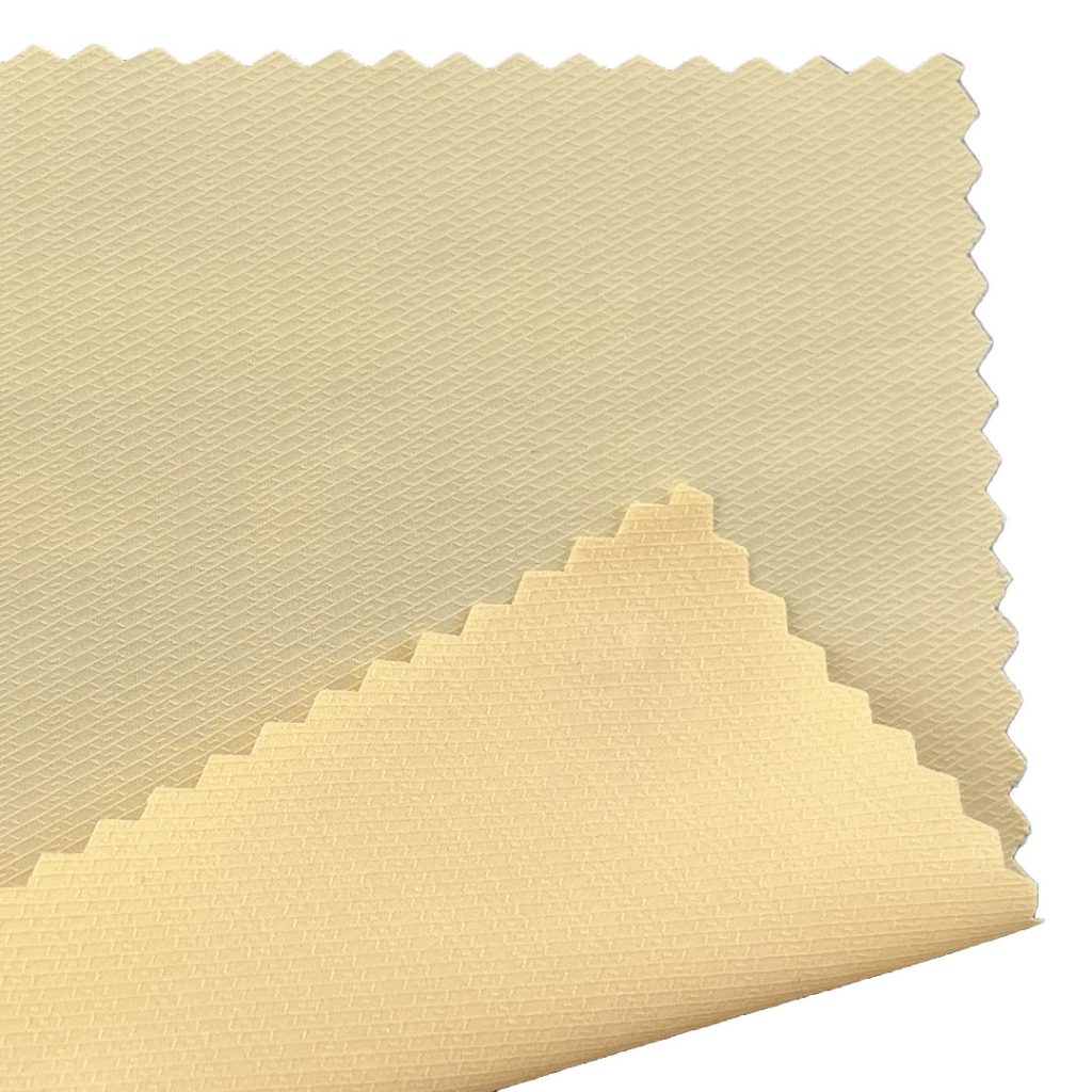 85gsm (3.0 oz) 62.5% Sorona 37.5% Polyester Woven Smooth Crisp Hand Feel Fabric Jacket Trench Coat 9530