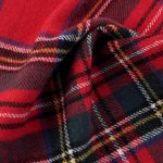 280gsm (9.9 oz) 100% Cotton Plaid Ripstop Fabric Shirt Dress