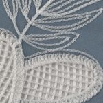 100% Polyester Eyelet Textured Breathable Fabric Dress Skirt